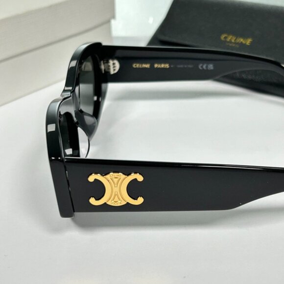 Women's Celine Triomphe Black Sunglasses - Picture 7 of 7